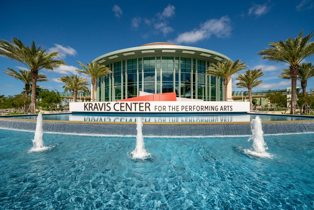 Exterior of Kravis Center for the Performing Arts