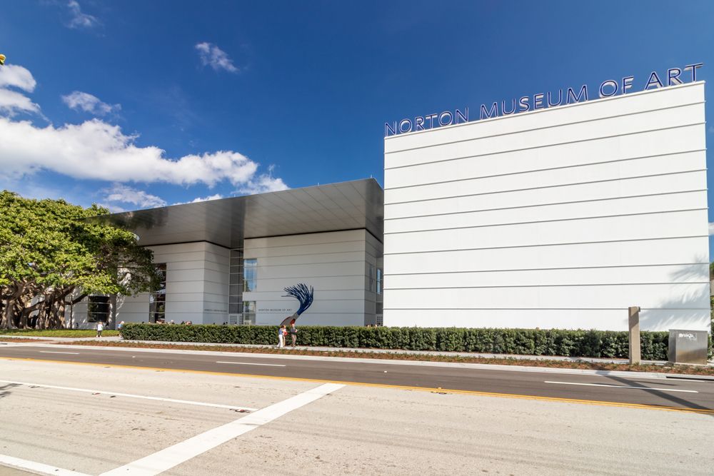Exterior of Norton Museum of Art