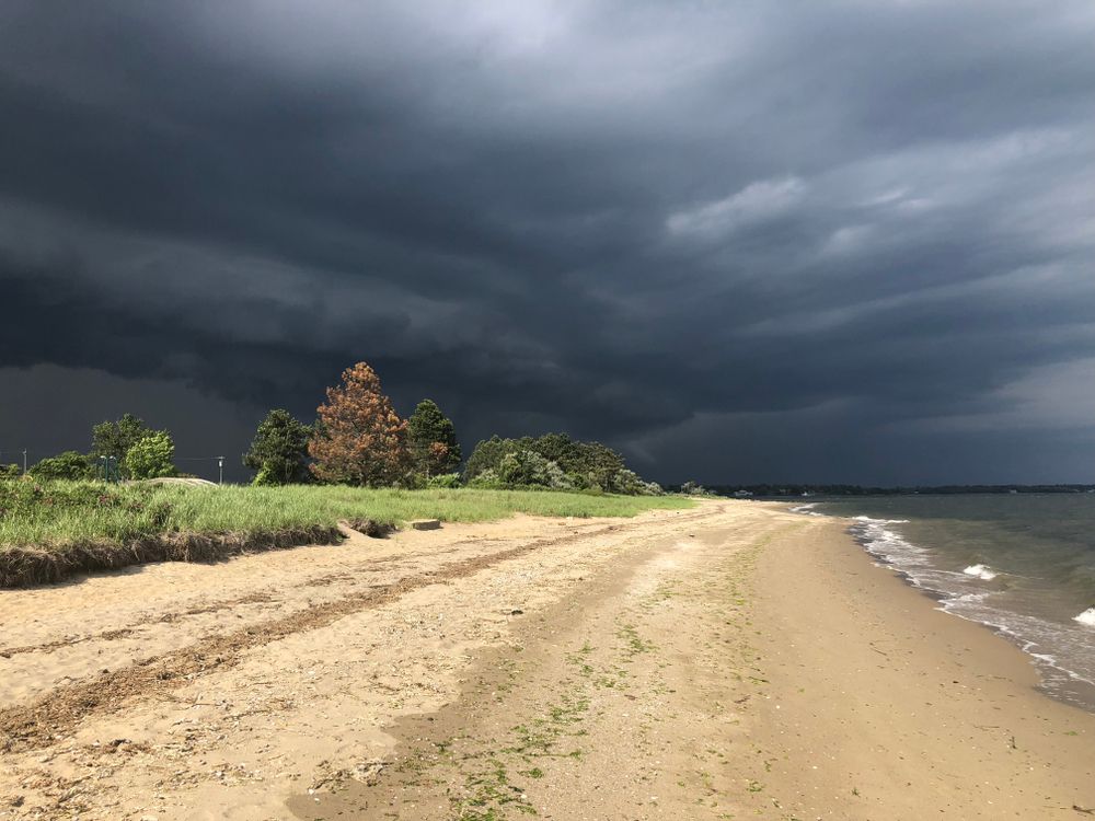 The sands of Conimicut Point Beach