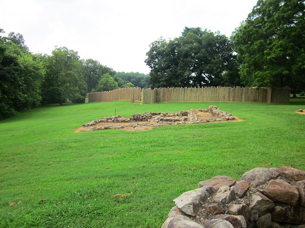 Archaeological ruins at the Historic Bethabara Park
