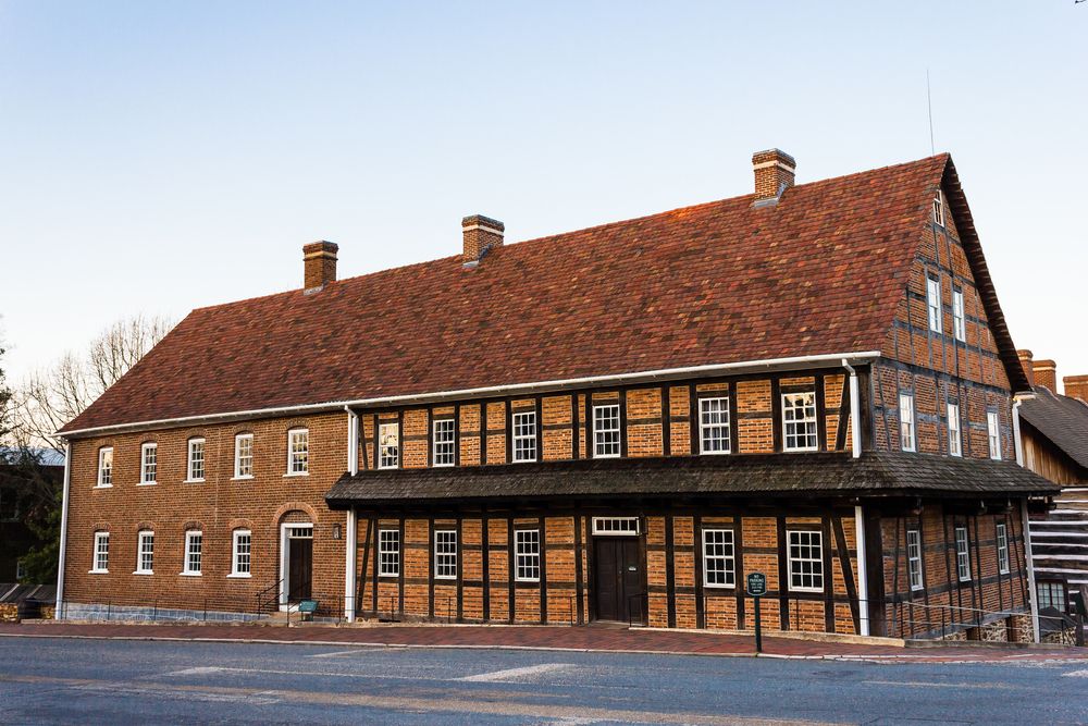 Exterior of a house at Old Salem