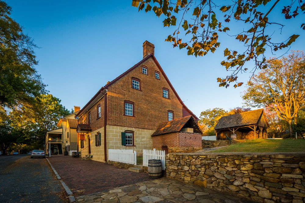 Brick house at Old Salem