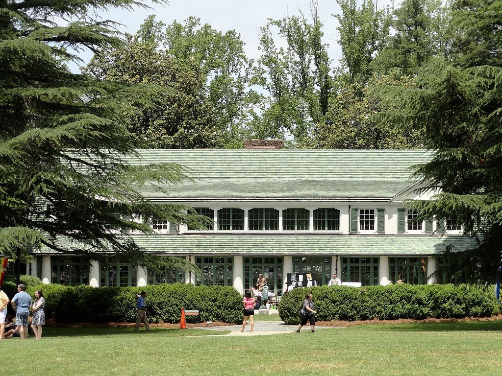 Exterior of the Reynolda house museum