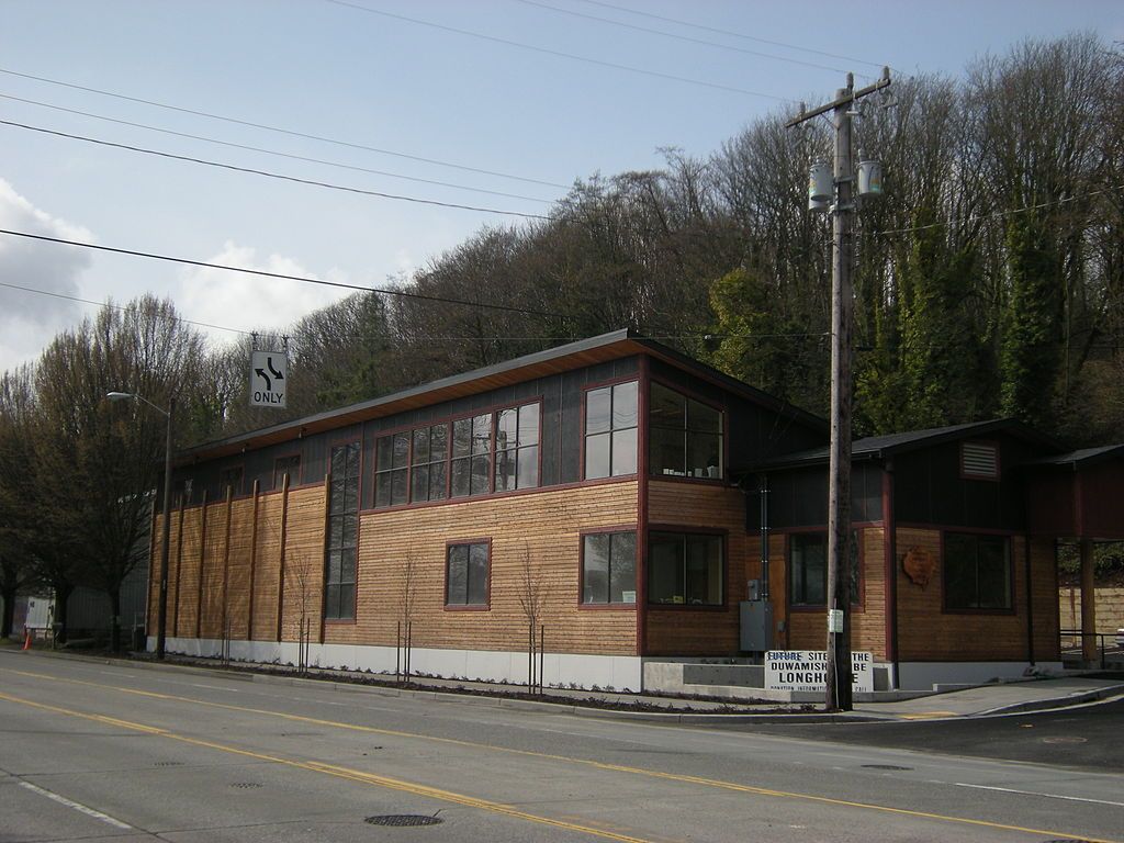 Exterior of Duwamish Longhouse and Cultural Center