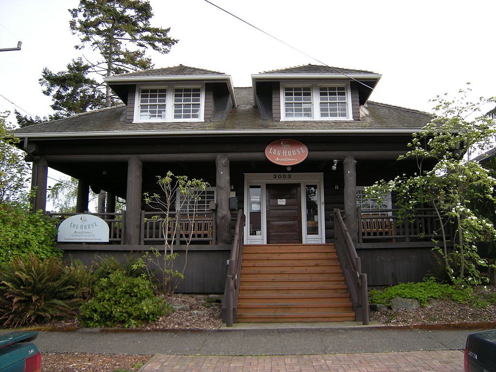 Exterior of Log House Museum
