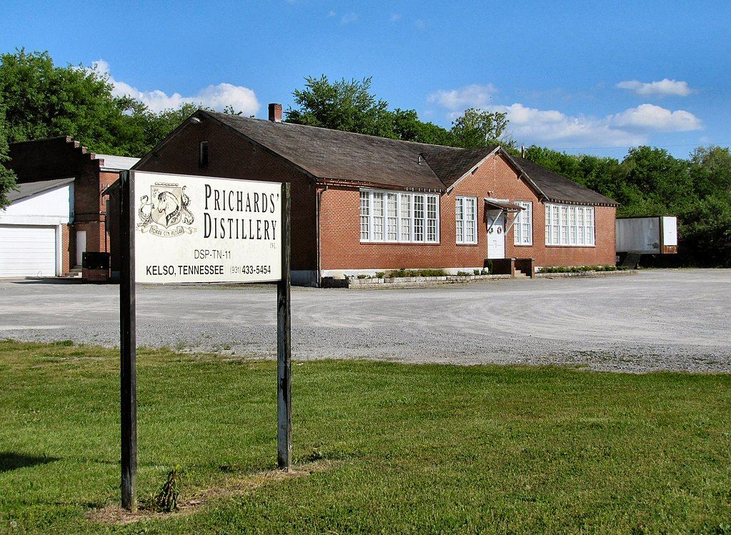 Exterior of Prichard’s Distillery