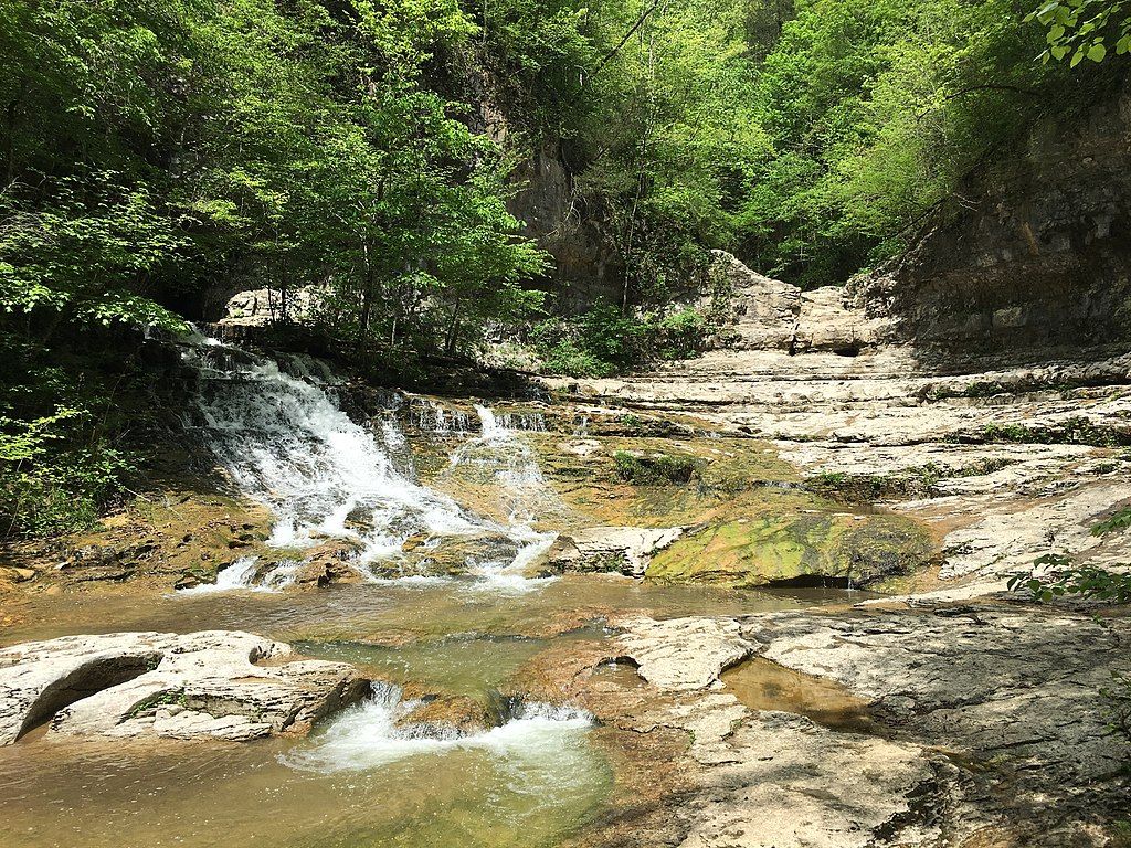 The waters of Walls of Jericho