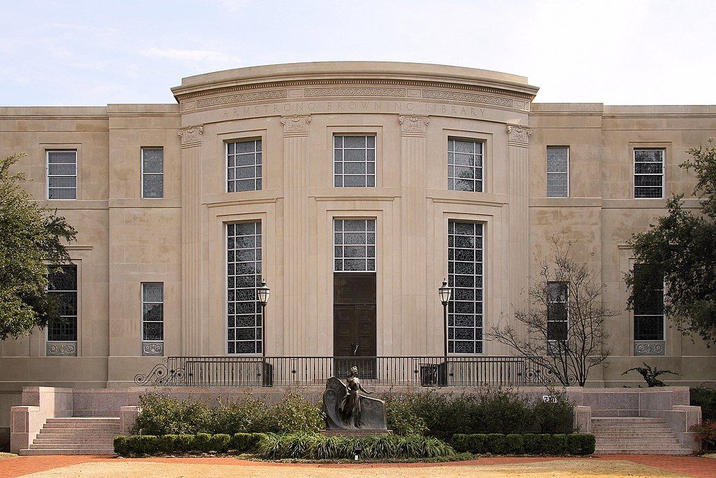 Exterior of Armstrong Browning Library
