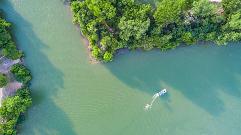 Cruising on Brazos River