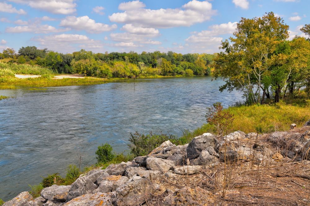 The waters of Brazos River