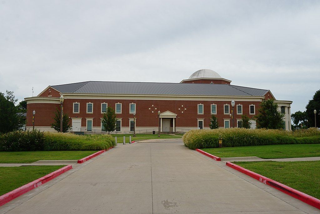 Facade of Mayborn Museum