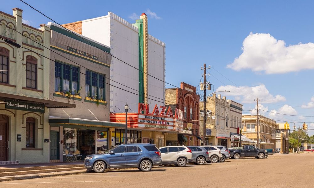 Exterior of Plaza Theater