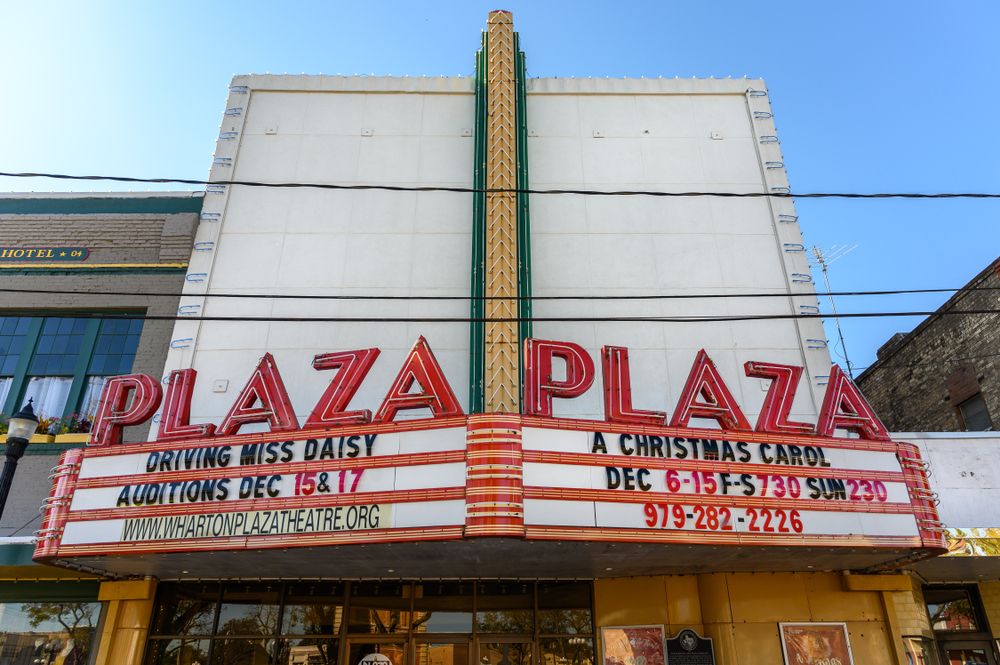 Marquee of Plaza Theater