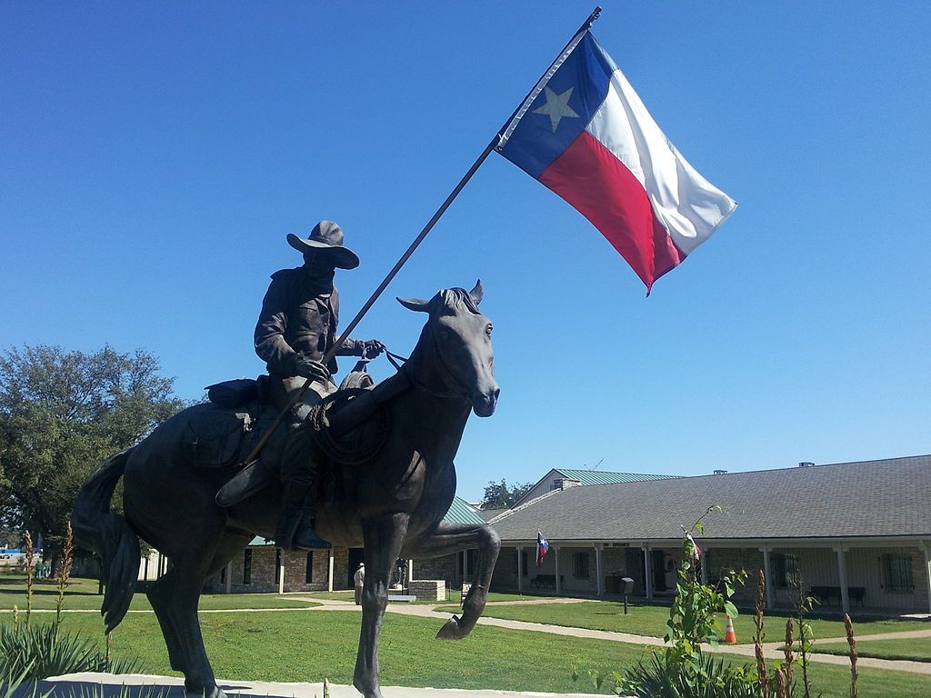 Statue on the grounds of Texas Ranger Hall of Fame and Museum