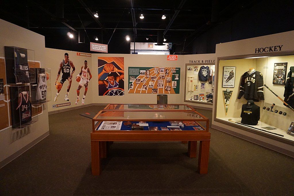 Exhibit in Texas Sports Hall of Fame