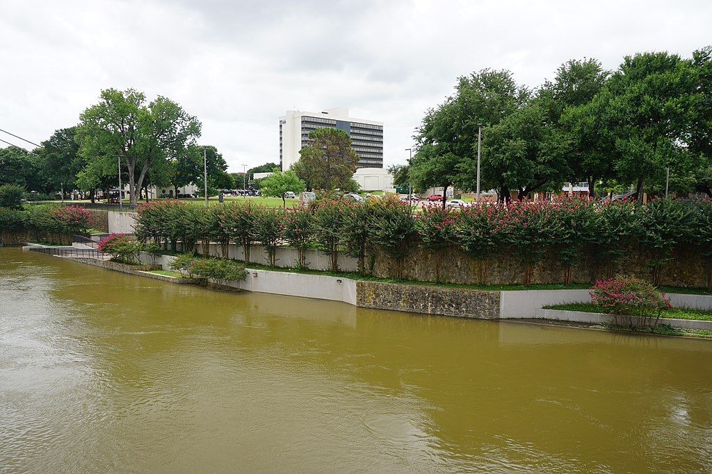 View of the river from Waco Riverwalk