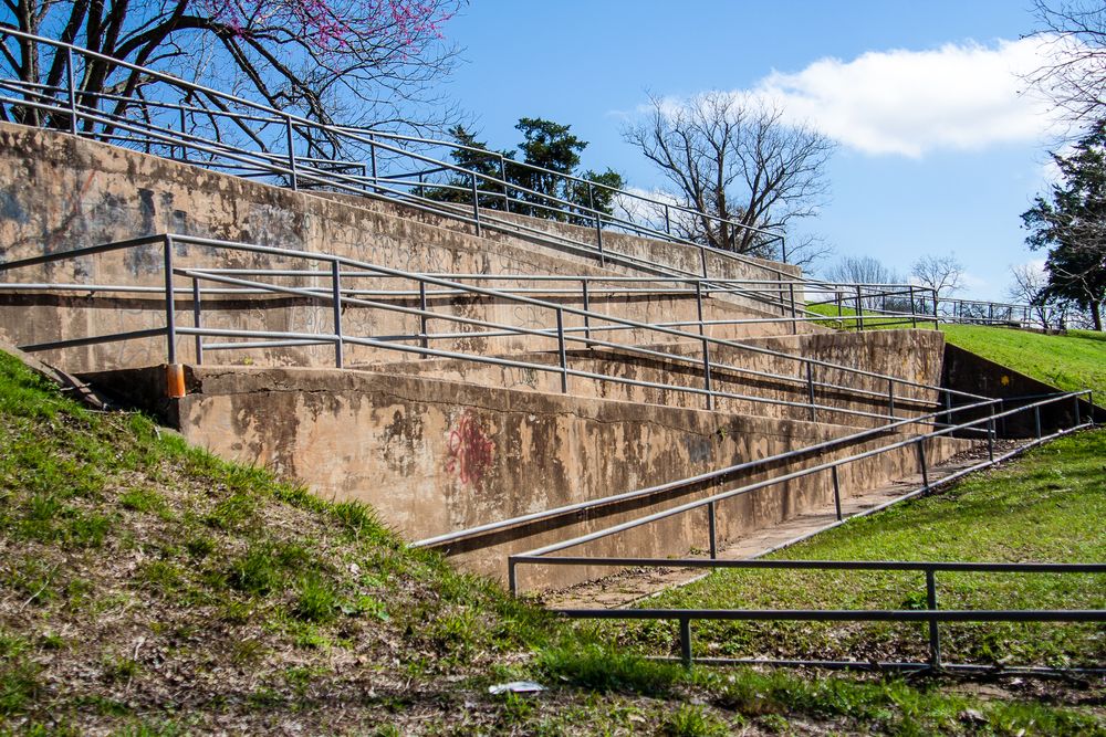 Ramp trail at Wharton Riverfront Park