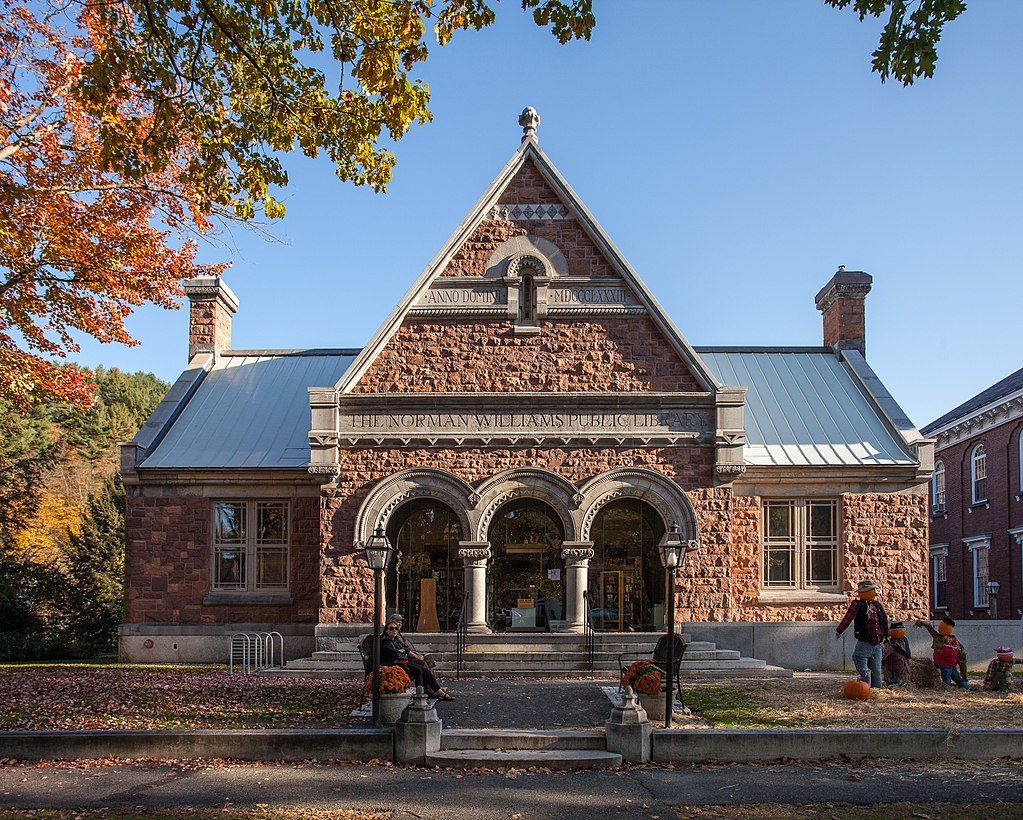 Exterior of the Norman Williams Public Library
