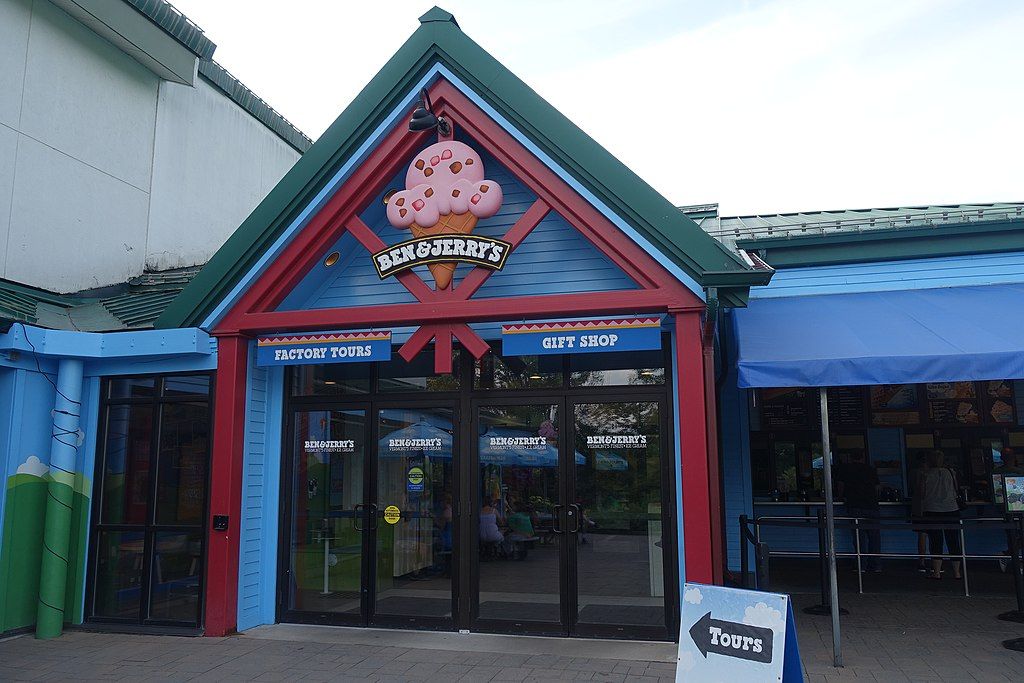 Exterior of the Original Ben & Jerry’s Factory