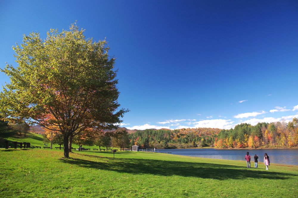 The grounds of Waterbury Center State Park