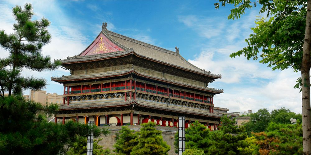 View of the Drum Tower