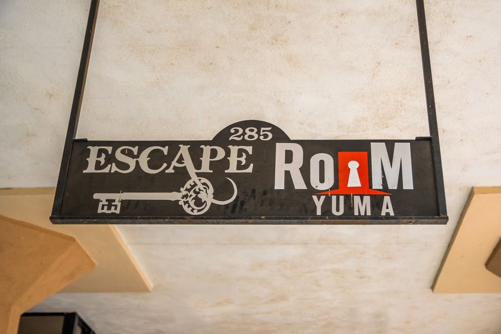 Signage of Escape Room Yuma
