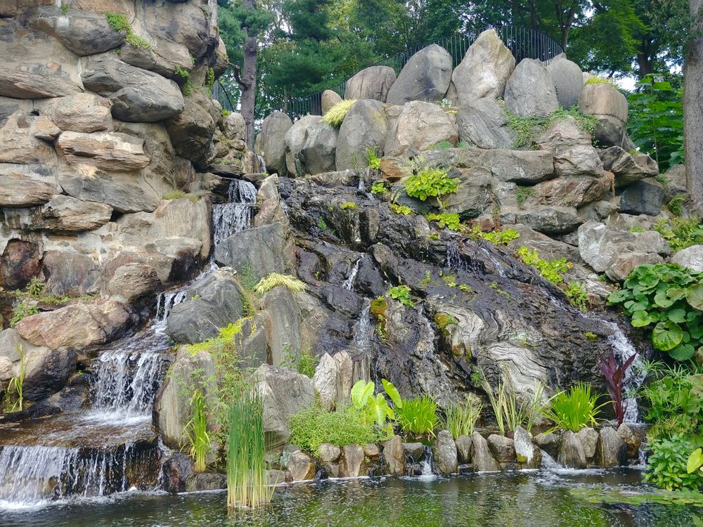 Waterfall at Untermyer Park and Gardens