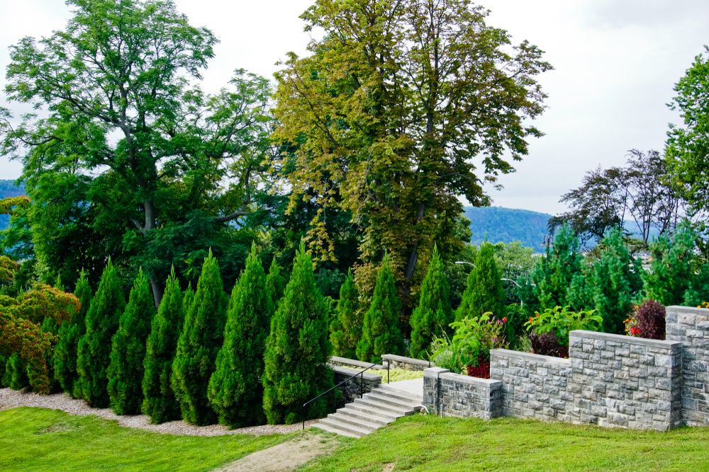 Beautiful landscape of Untermyer Park and Gardens