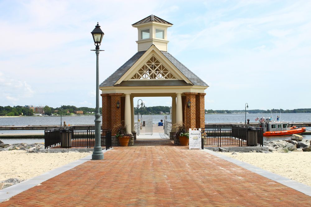 View of the Riverwalk Landing Piers