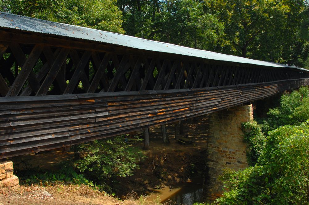 View of Clarkson Covered Bridge