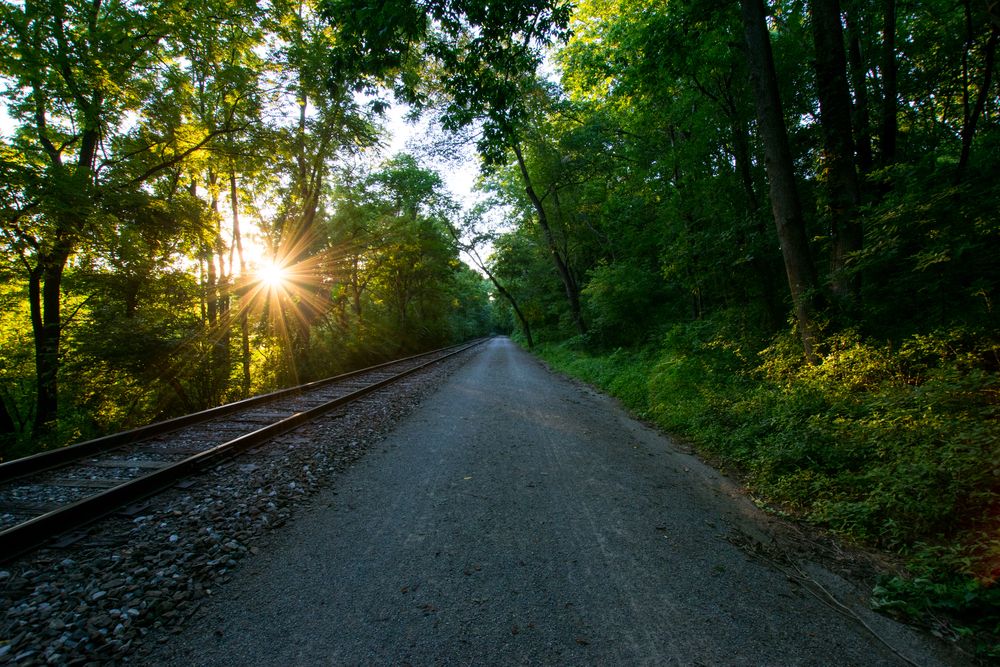 Pathway at the Heritage Rail Trail County Park