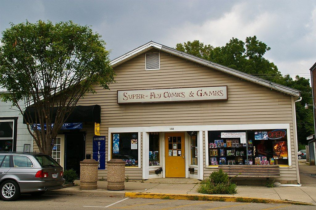 Exterior of Super-Fly Comics & Games