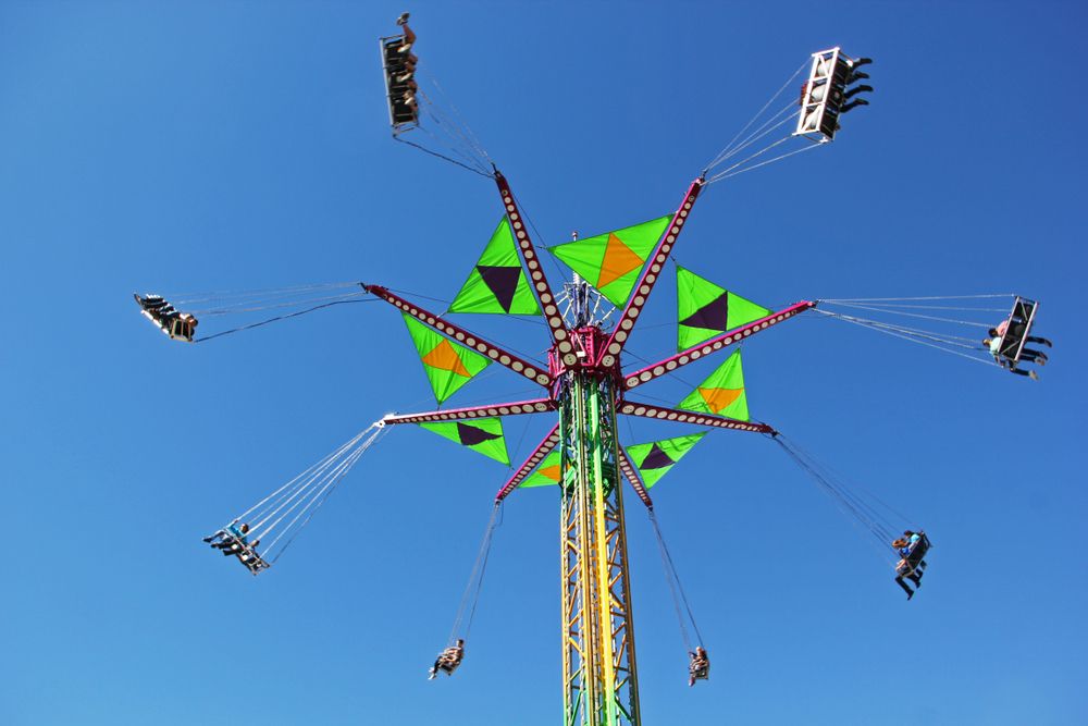 Tower swing ride at Central Washington State Fair