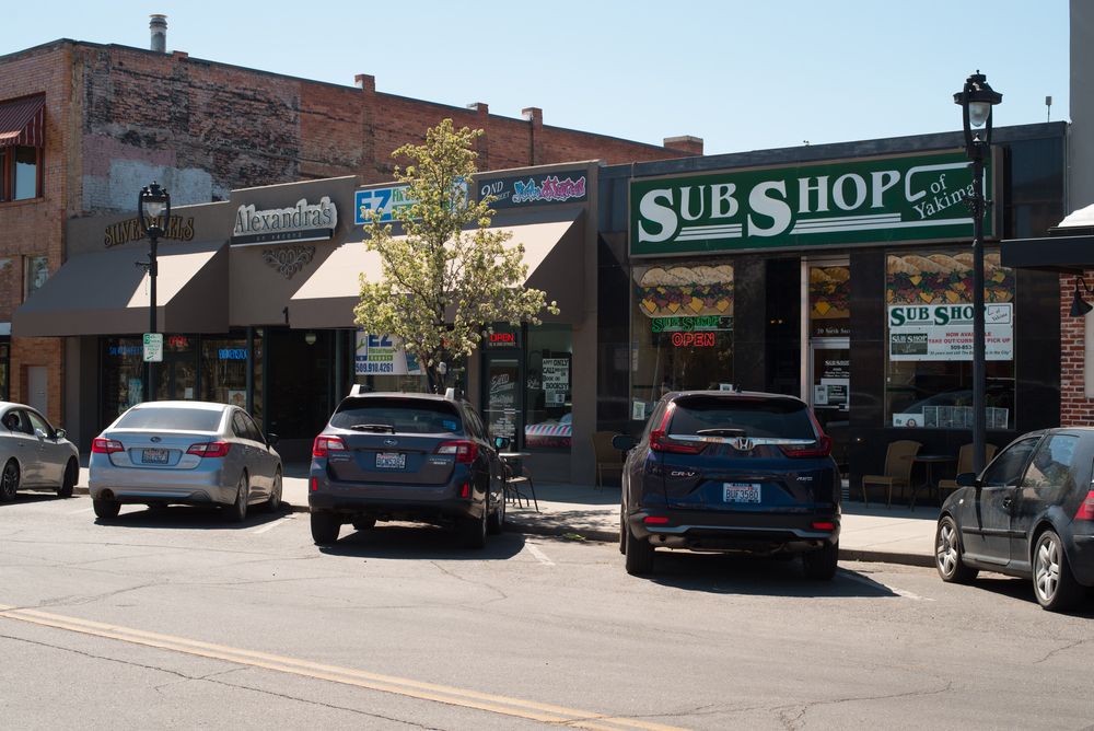 Shops along the Historic Downtown Yakima