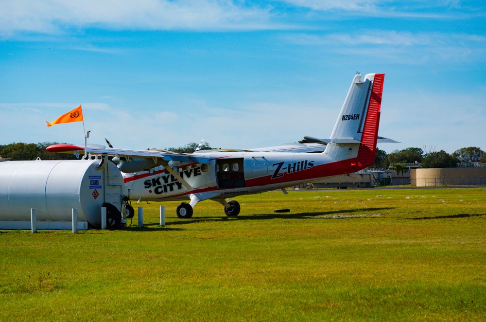 The plane of Skydive City
