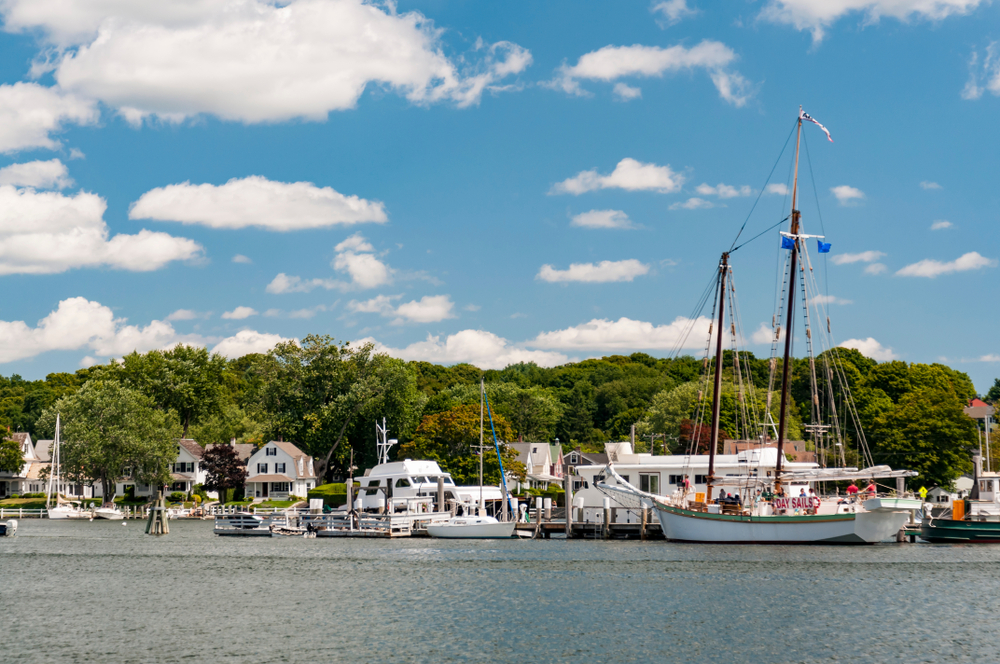 Mystic Seaport, Connecticut in New England