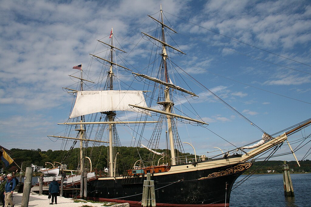 Mystic Seaport, Connecticut in New England