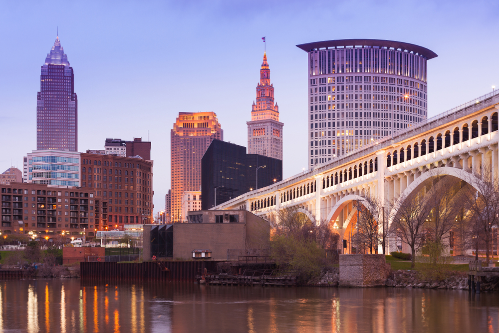 Detroit-Superior Bridge in Cleveland, OH